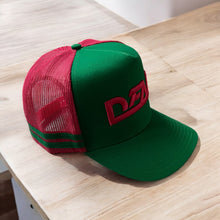 Load image into Gallery viewer, Snap Back Truckers Hat " DEAD " Watermelon