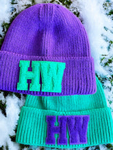 Load image into Gallery viewer, Beanie with Chenille "HW"