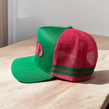 Load image into Gallery viewer, Snap Back Truckers Hat &quot; DEAD &quot; Watermelon
