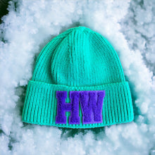 Load image into Gallery viewer, Beanie with Chenille &quot;HW&quot;
