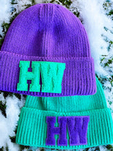 Load image into Gallery viewer, Beanie with Chenille &quot;HW&quot;
