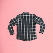 Load image into Gallery viewer, Flannel Shirt with Pink HeadWest Logo Embroidered
